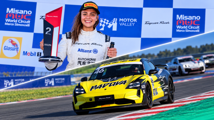 Federica Levy seconda a Misano: la sfida per il titolo Porsche Taycan Rush continua